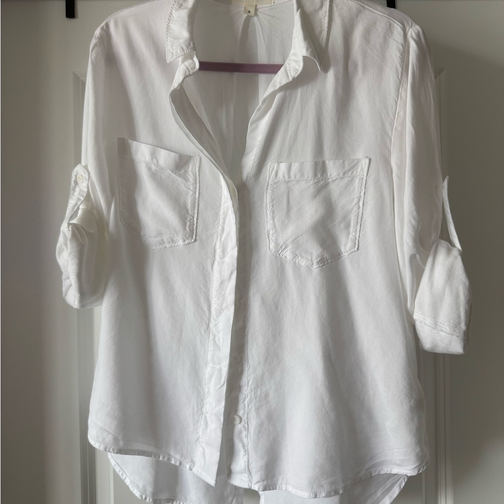 Cloth & Stone Classic White Blouse